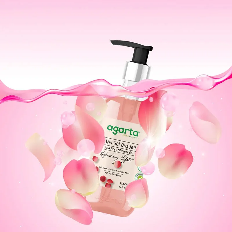 Agarta AHA Rosen Duschgel 400ml