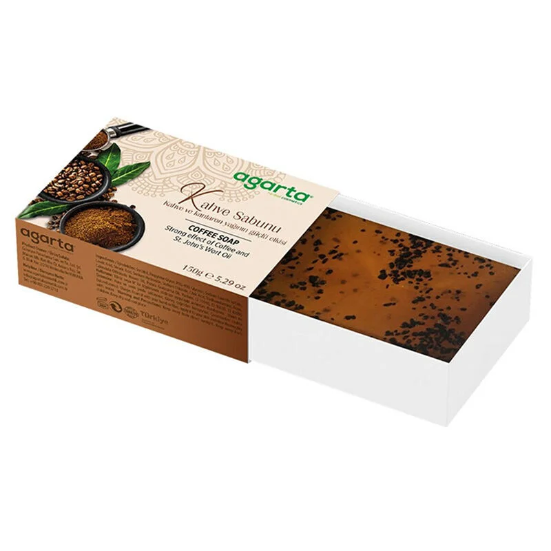 Agartha Kaffee Seife 150g - Peeling Naturreiniger