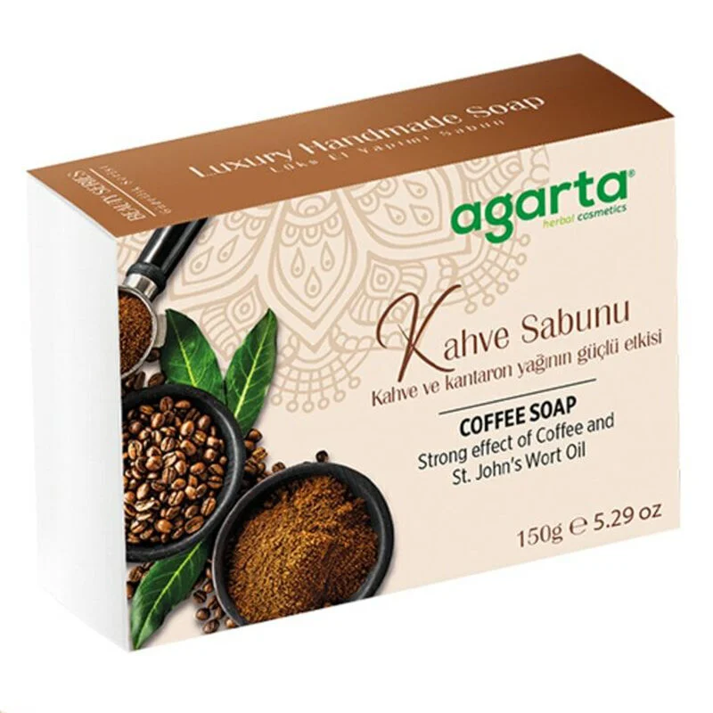 Agartha Kaffee Seife 150g - Peeling Naturreiniger
