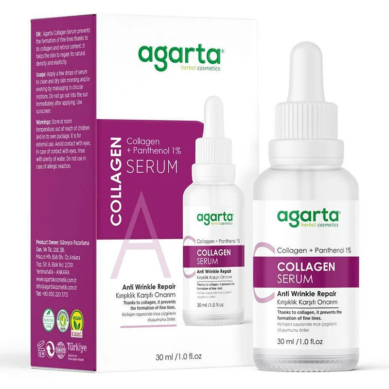 Agarta Jugendliches Haut Anti-Falten Kollagen Serum 30ml