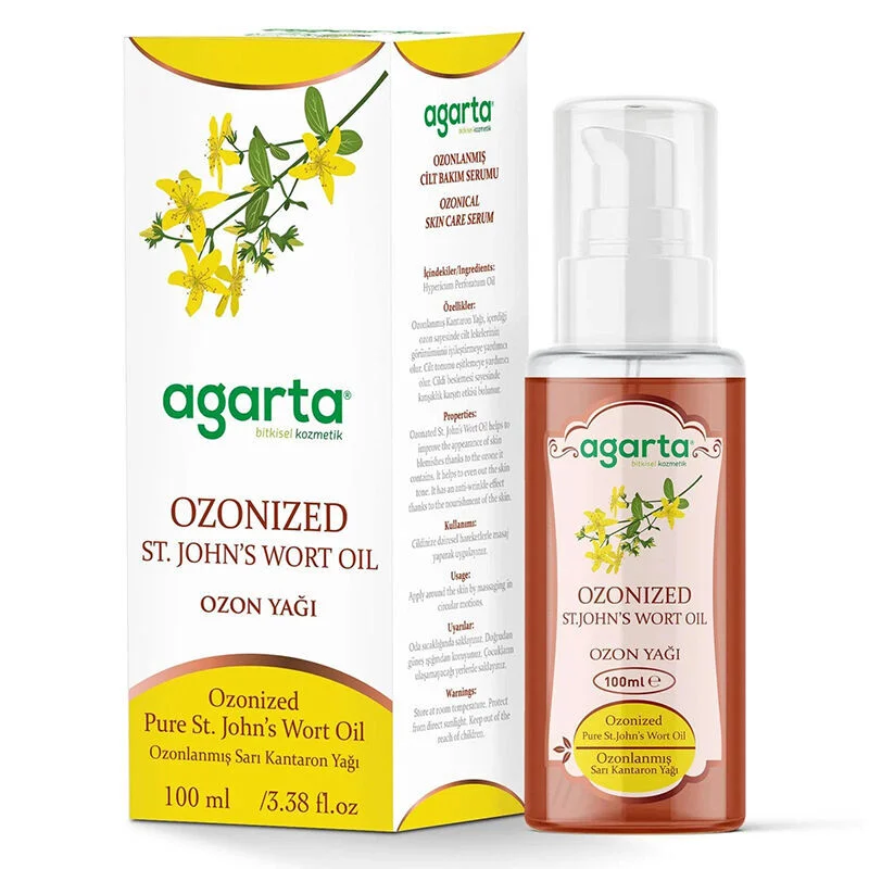 Agarta Ozonated Yellow St. John's Wort Oil 100ml - 100% Pure