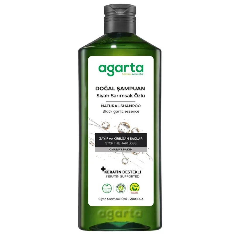 Agarta Black Garlic Essence Shampoo 400 ml
