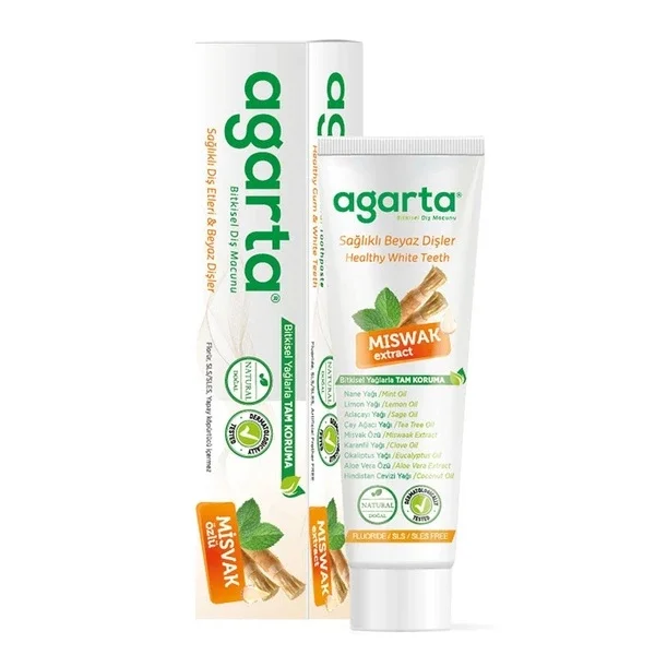 Agarta Natural Plant Extract Fluoride-free Whitening Toothpaste 100 ml