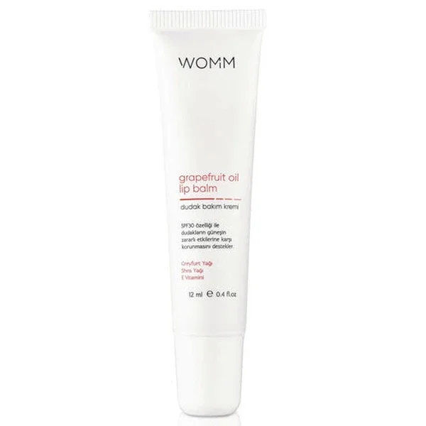Womm SPF 30 Lip Care Cream - Hydrating Protection, 12 ml