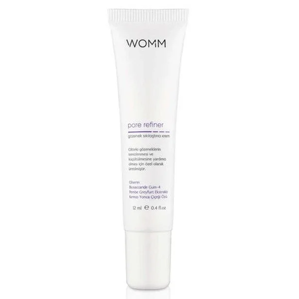 Womm Pore Tightening Cream - 12ml Pore Refiner for Smooth Skin