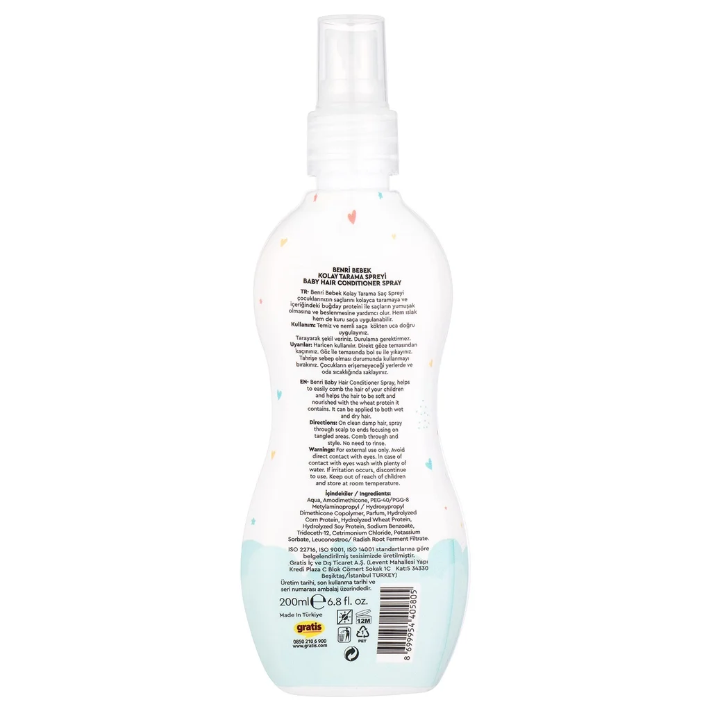Benri Baby Easy Combing Spray 200 ml