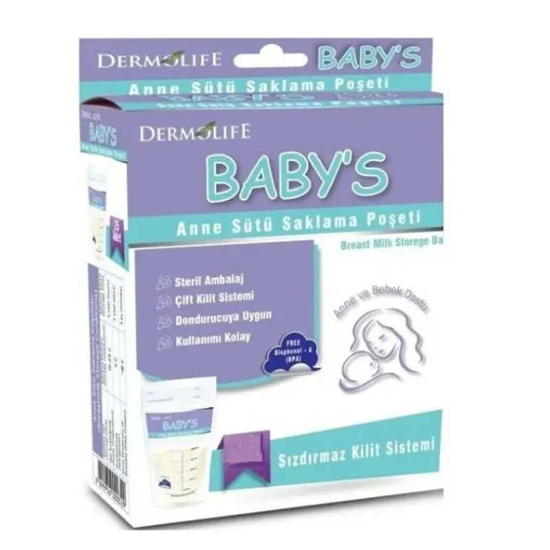 Dermolife Babys Breast Milk Storage Bag 20 pcs