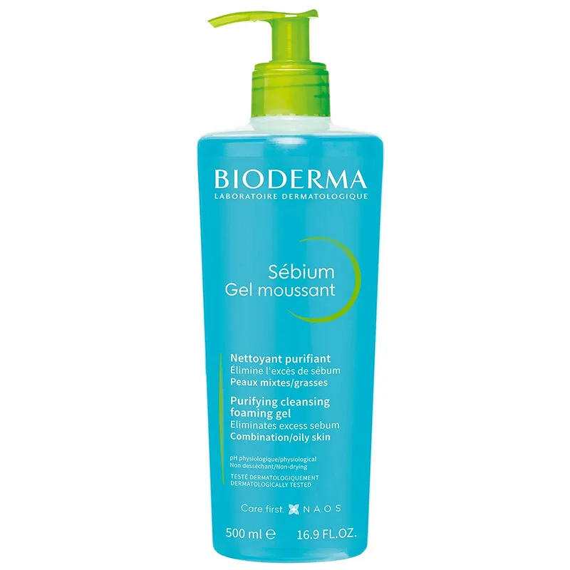 Bioderma Sebium Foaming Skin Cleansing Gel 500 ml