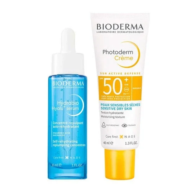 Bioderma Hydrabio Hyalu Serum & Photoderm SPF 50 Cream Set