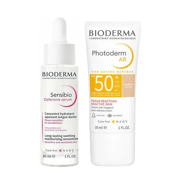 Bioderma Sensibio Serum & Photoderm AR SPF 50 Cream Duo