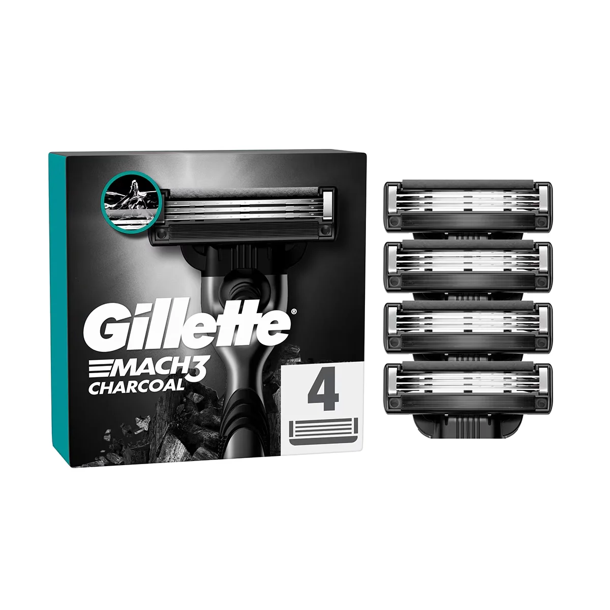 Gillette Mach3 Rasierklingen 4er-Pack
