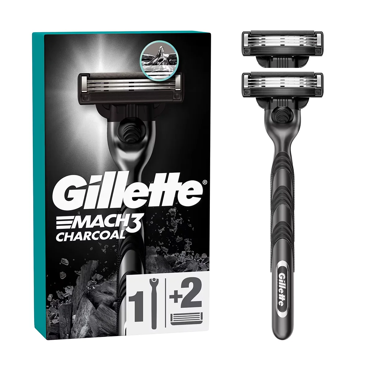 Gillette Mach3 Rasierklingen - 3 Stahlklingen