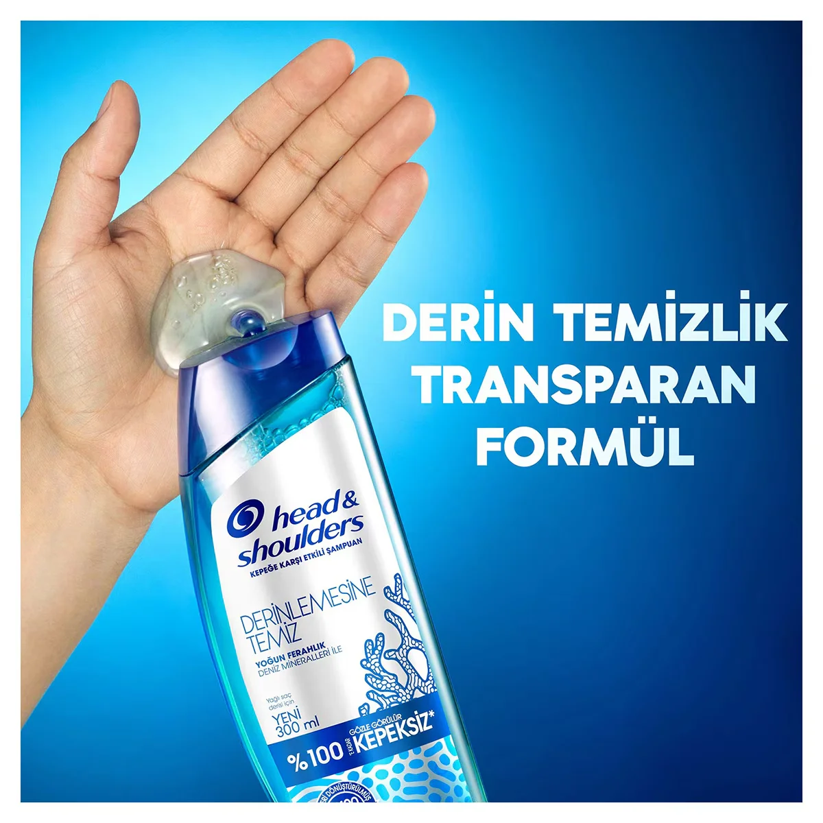 Head &amp; Shoulders Deep Clean Scalp Detox Anti-dandruff Shampoo 300 ml