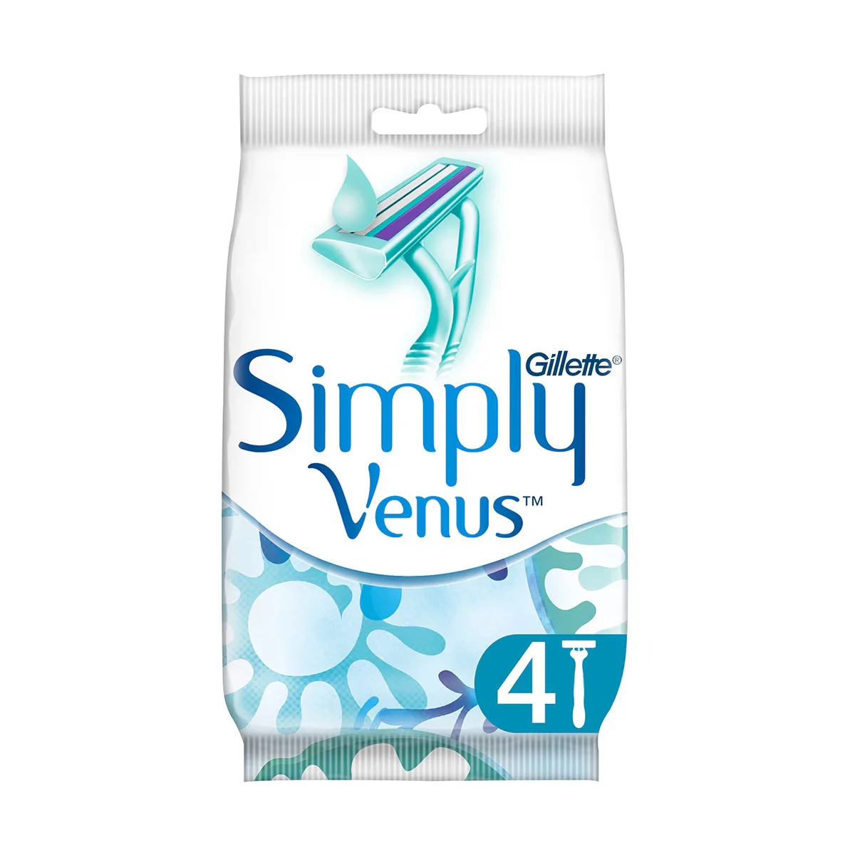 Бритва для женщин Gillette Simply Venus 2 одноразовая 4 шт.