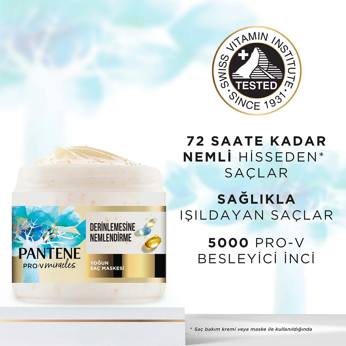 Pantene قناع الشعر بانتين برو-في ميراكلز سيلكي شاين 300 مل