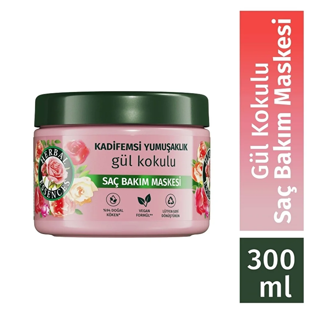 Маска для волос с ароматом розы "Шелковистая мягкость" 300 мл от Herbal Essences