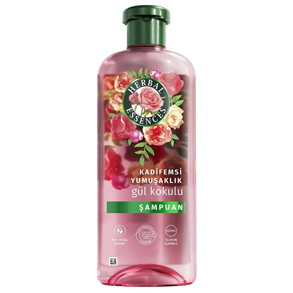 Herbal Essences Velvety Softness Rose Scented Shampoo 350 ml