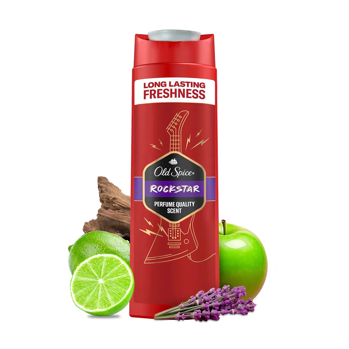 Old Spice Rockstar Men's Shower Gel And Shampoo 400 ml