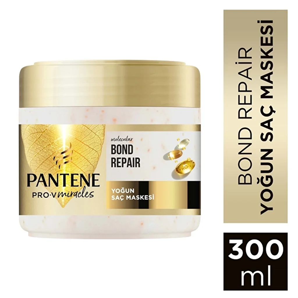 Pantene قناع بانتين برو-في ميراكلز لإصلاح الروابط الجزيئية وتجديد الشعر مع اللؤلؤ المغذي 300 مل