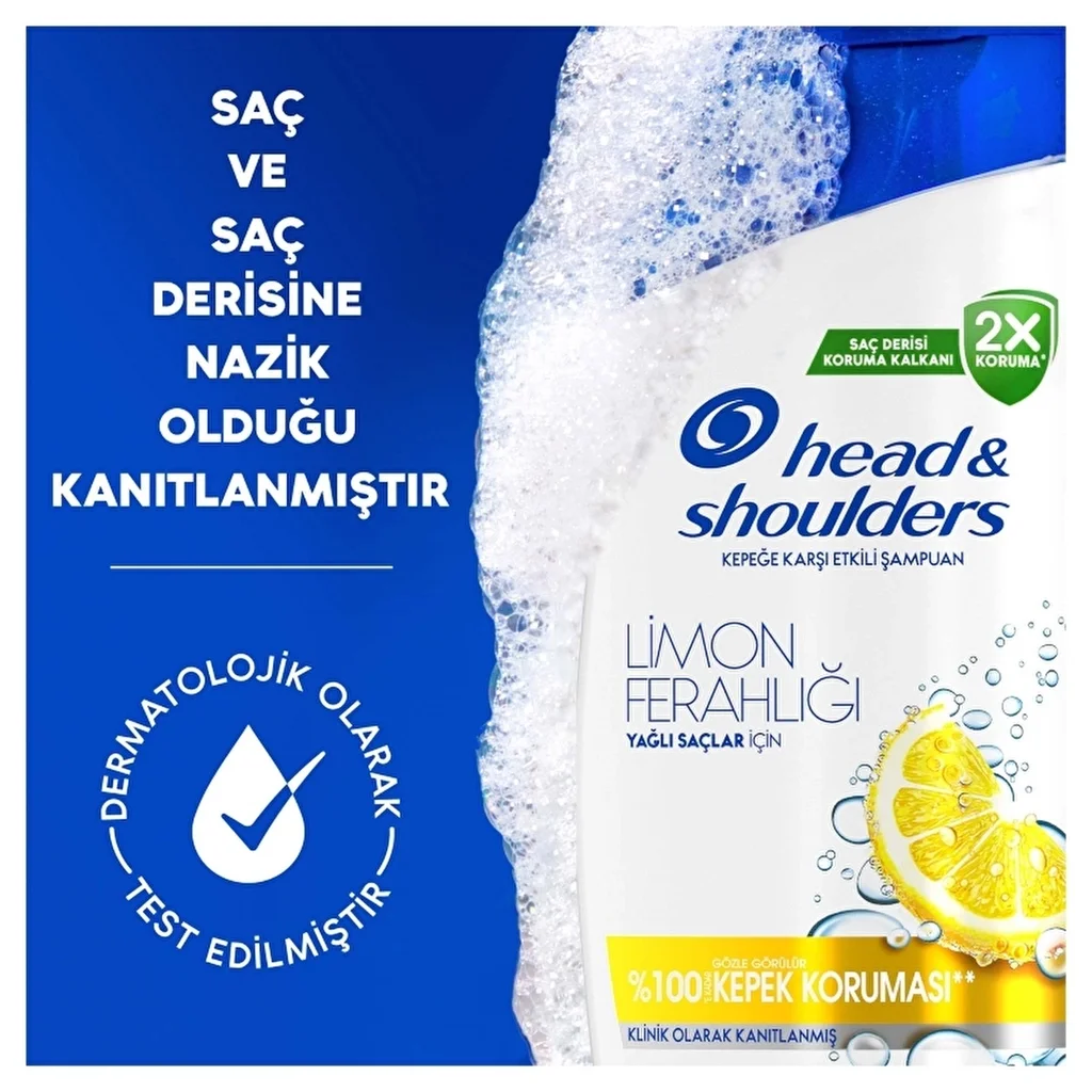 Head &amp; Shoulders شامبو هيد آند شولدرز المضاد للقشرة برائحة الليمون المنعش 330 مل