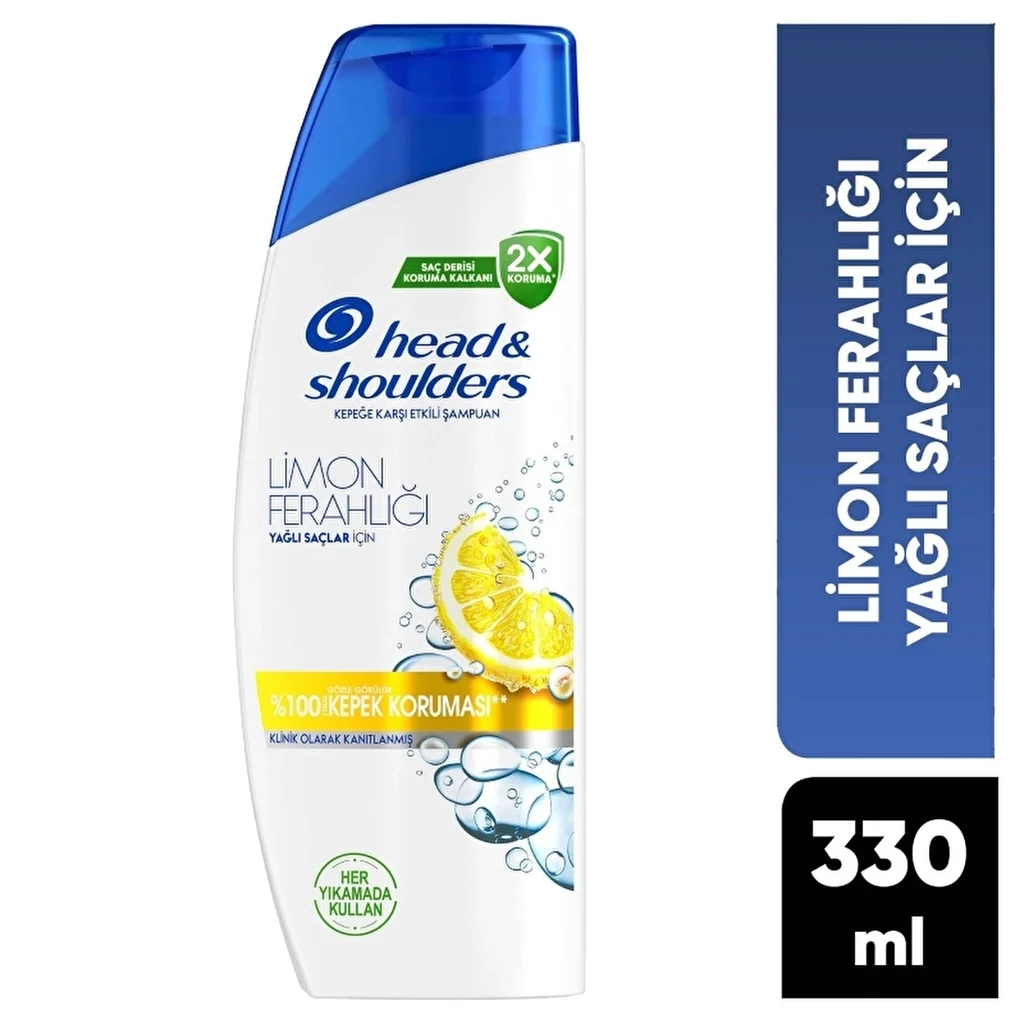 Head &amp; Shoulders شامبو هيد آند شولدرز المضاد للقشرة برائحة الليمون المنعش 330 مل