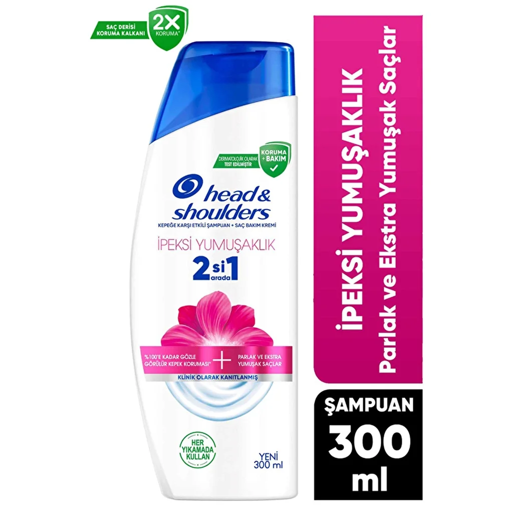 Head &amp; Shoulders 2 in 1 silky Softness Anti-dandruff Shampoo 300 ml