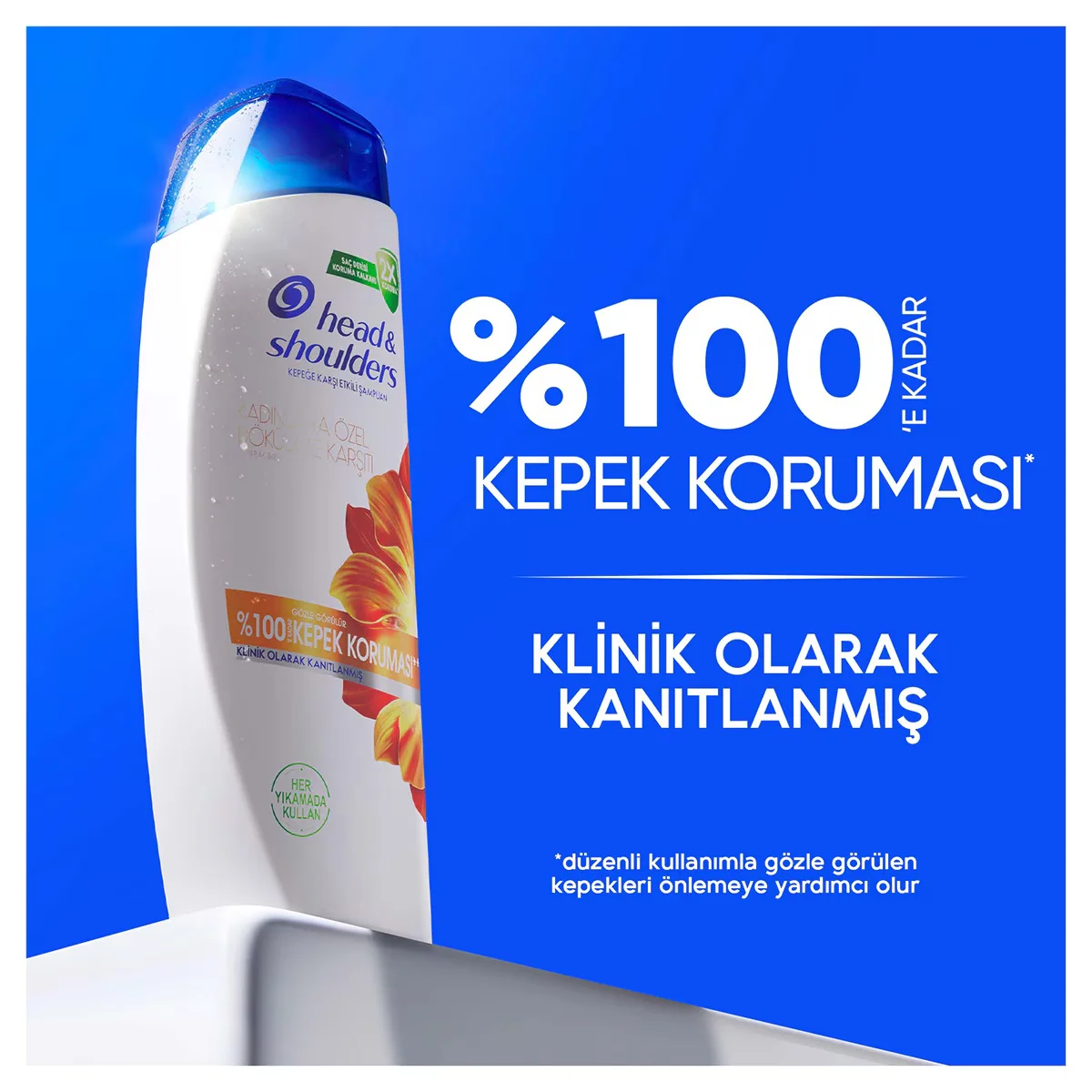 Head &amp; Shoulders Shampoo for Women Anti-Hair Loss &amp; Dandruff Caffeine Effect 330 ml