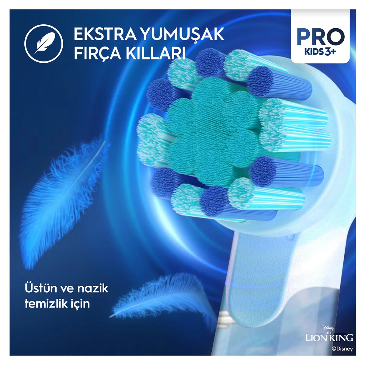 Oral-B Pro D103 Lion King Elektrische Zahnbürste mit Etui
