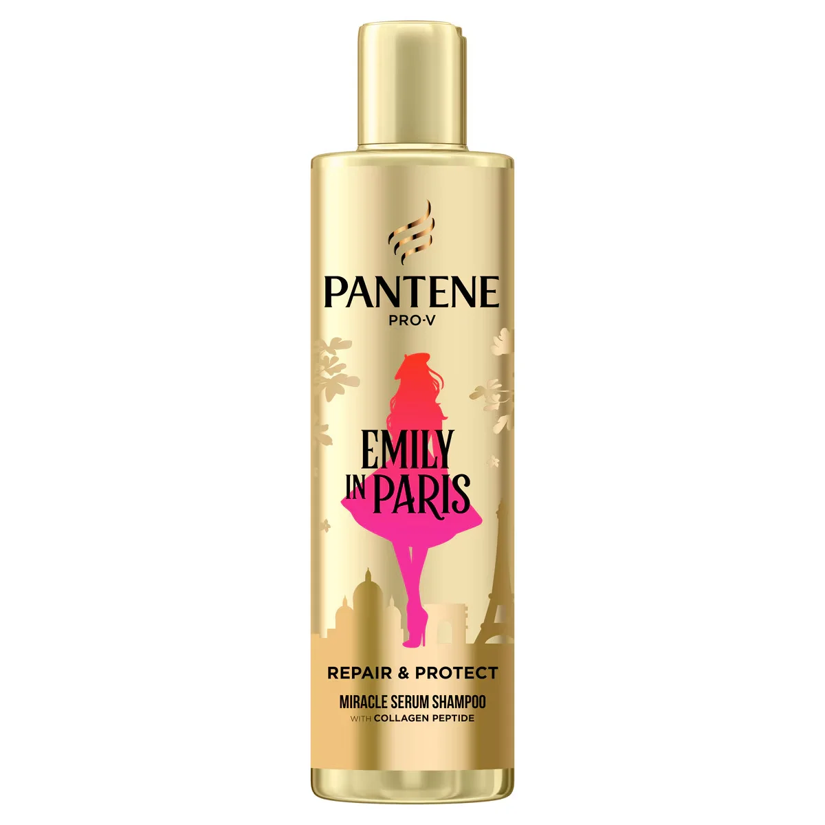Pantene Miracle Serum Repair & Protective Shampoo Emily In Paris Special Series 250 ml