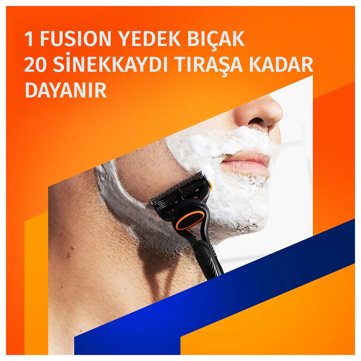 Gillette Fusion5 Rasierer und Ersatzklingen Set mit Ständer