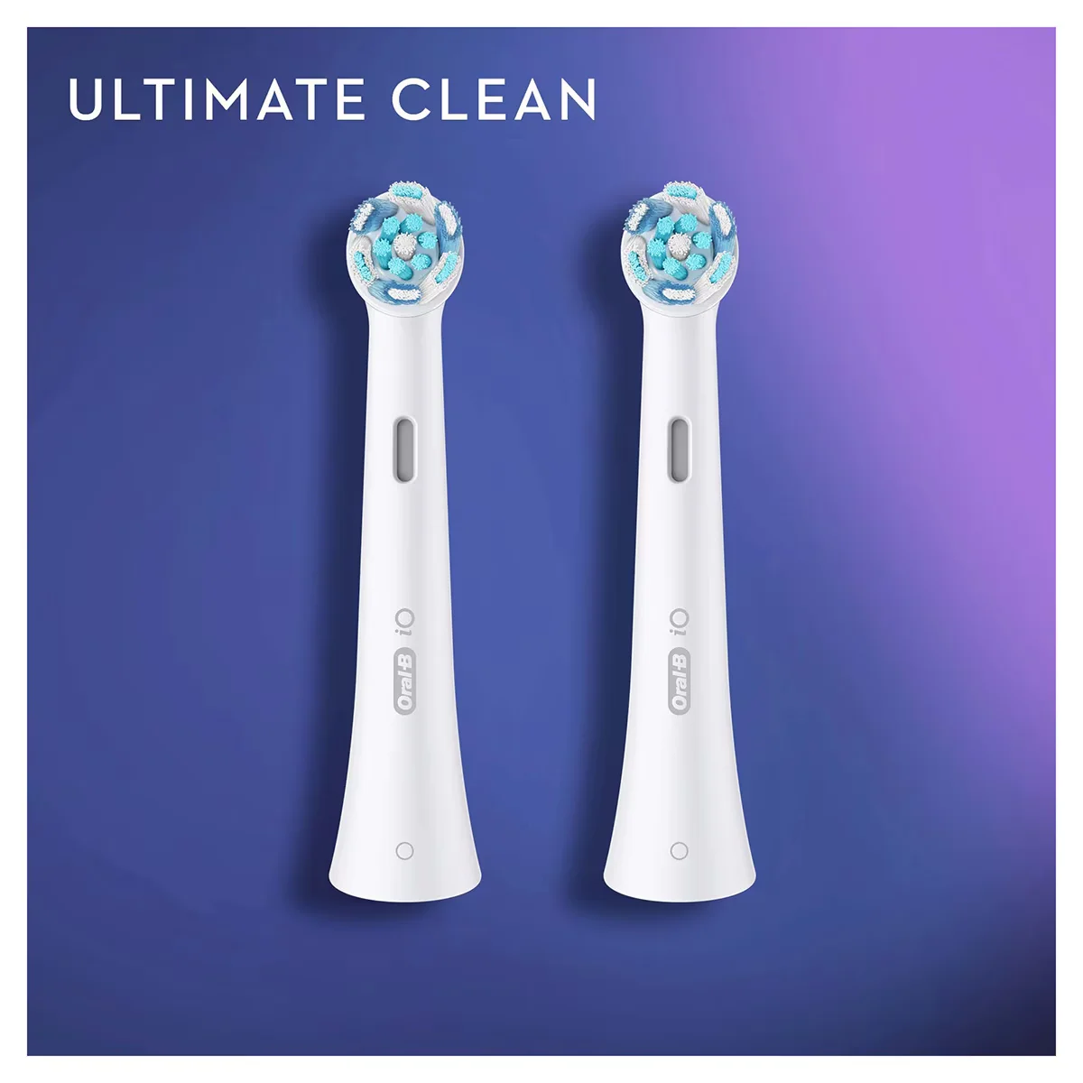 Oral-B رأس فرشاة أسنان أورال-بي آي أو ألتيميت كلين، قطعتان