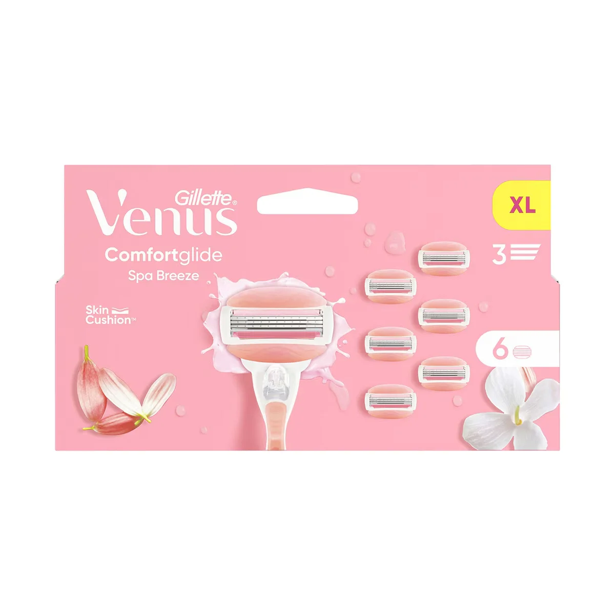 Gillette Venus Comfortglide Spabreeze Razor Head 6 pcs