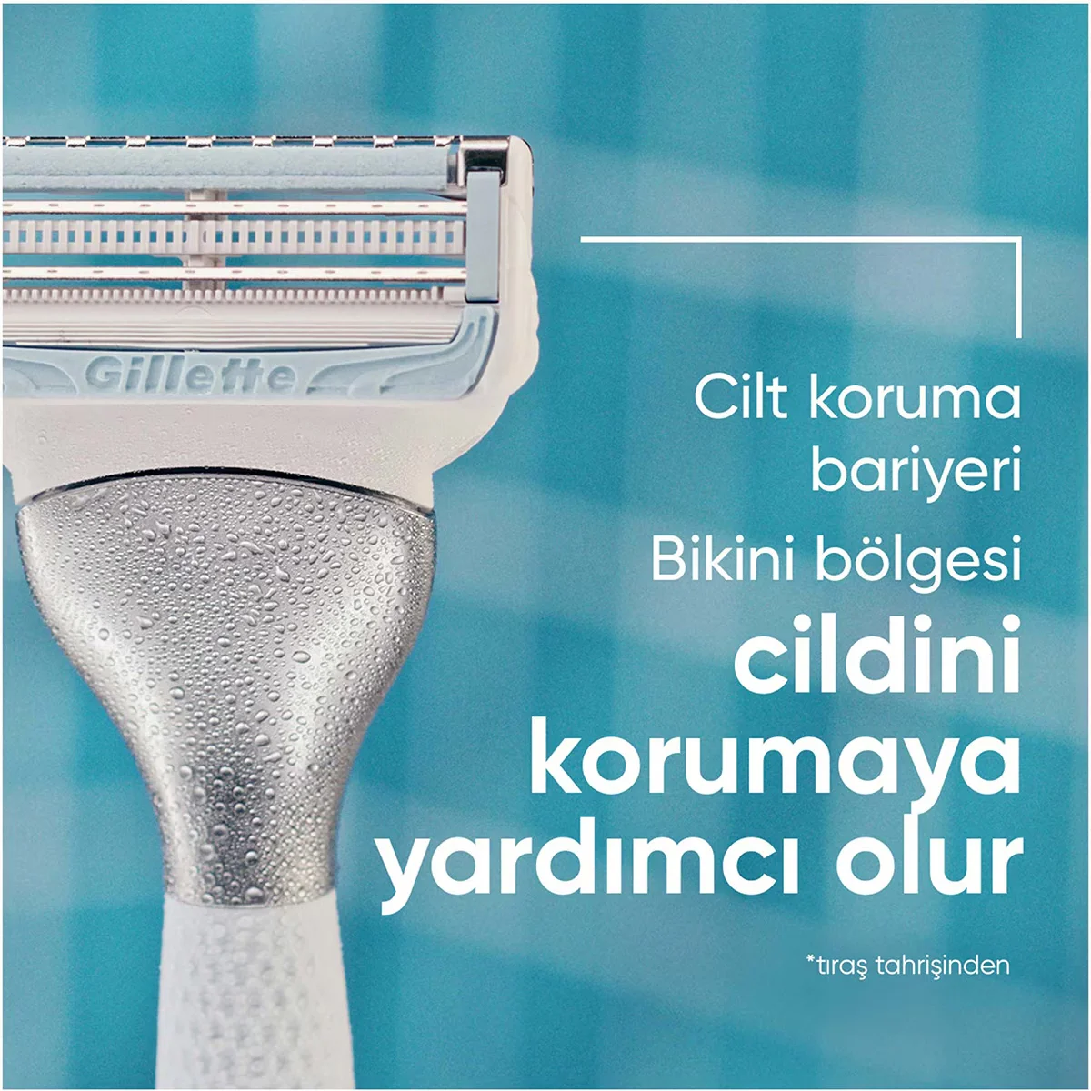 Gillette Venus Shaver + Spare Head Bikini Area 1 pcs