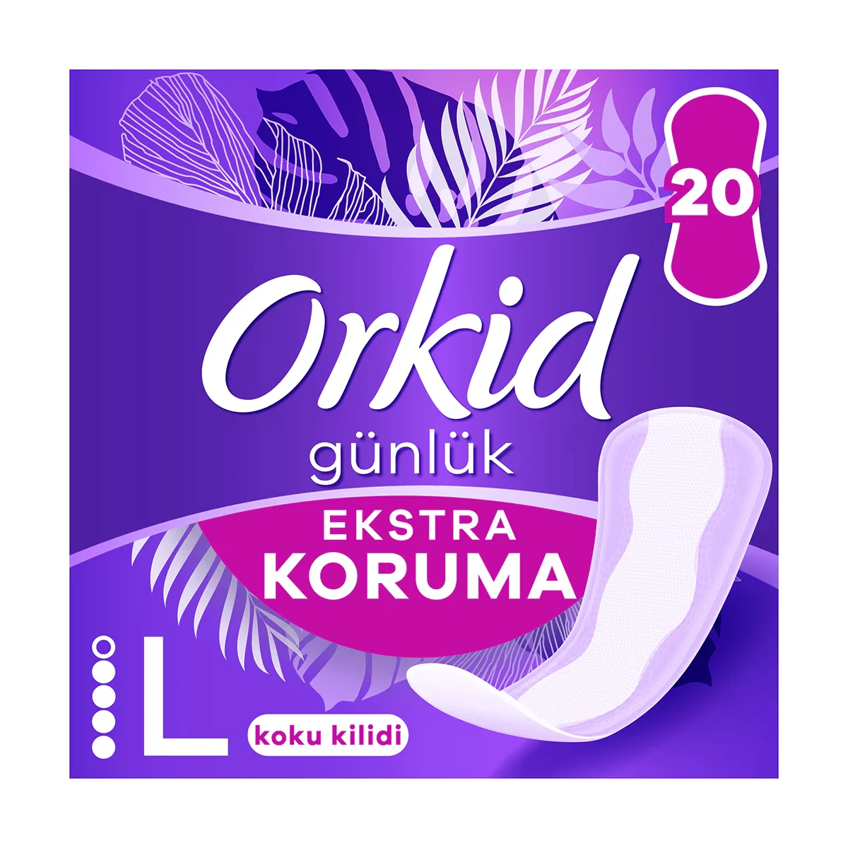 Orkid فوط أوركيد اليومية الطويلة، 16 قطعة