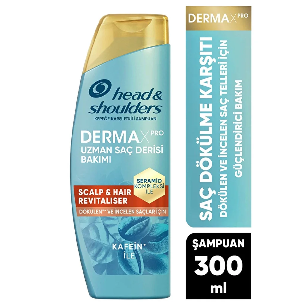Head & Shoulders Dermaxpro Scalp & Hair Revitaliser Anti-dandruff Shampoo With Caffeine & Ceramide 300 ml