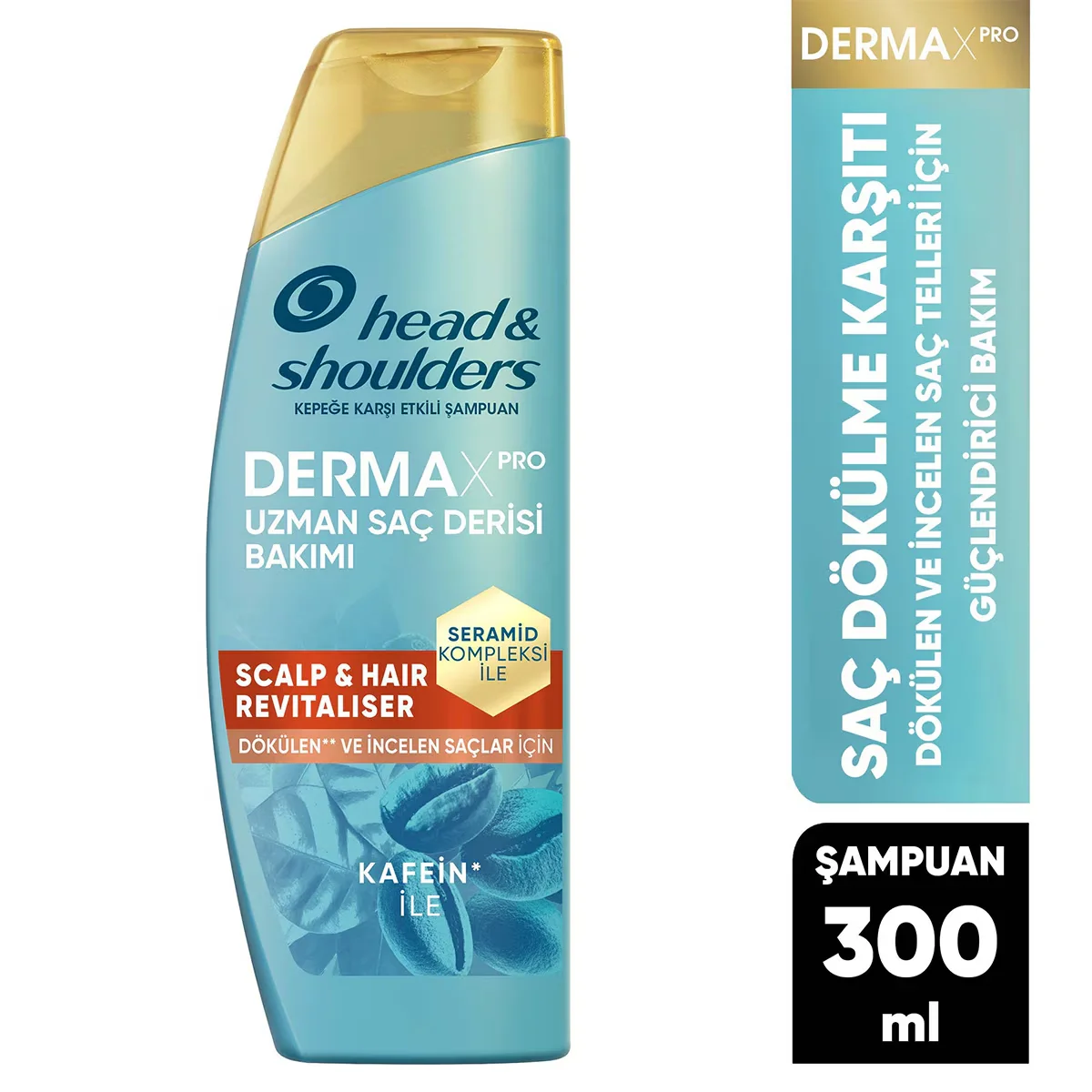Head & Shoulders Dermaxpro Scalp & Hair Revitaliser Anti-dandruff Shampoo With Caffeine & Ceramide 300 ml
