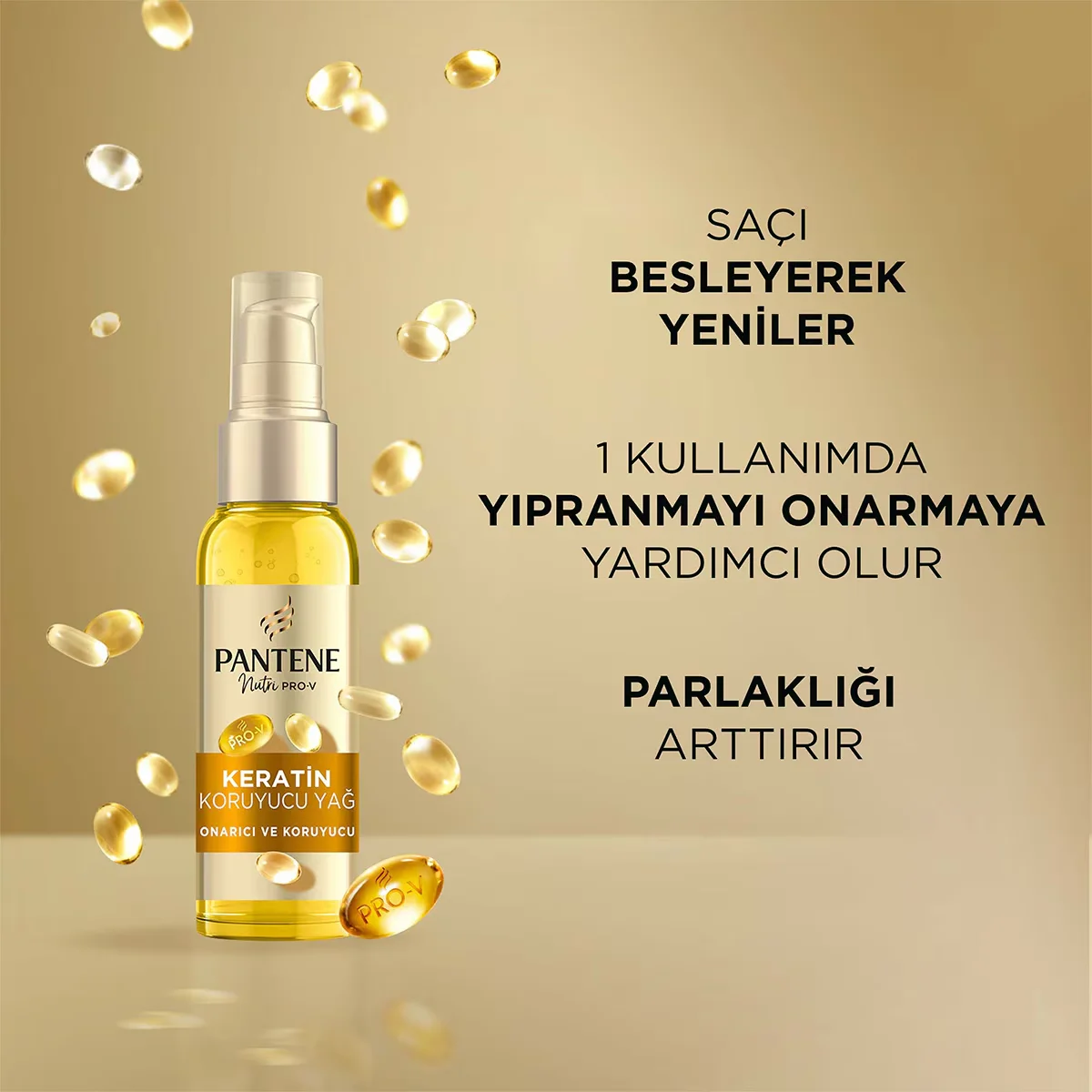 Pantene Pro-v Vitamin E Keratin Protective Intensive Repair Hair Care Oil 100 ml