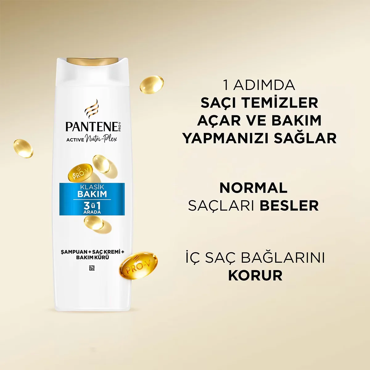 Pantene شامبو بانتين للعناية الأساسية 3 في 1 400 مل