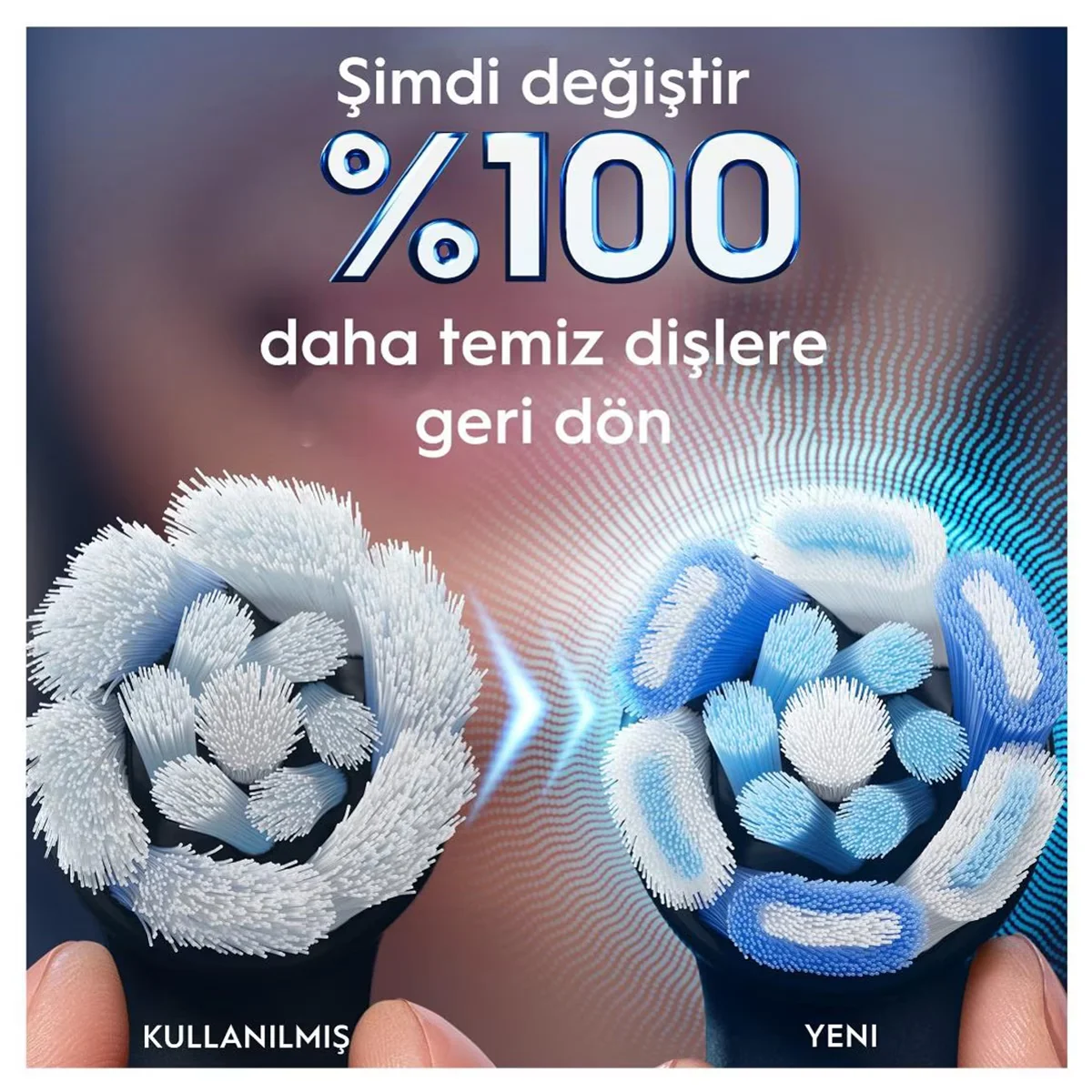Насадки для зубной щетки Oral-B Io Ultimate Clean черные 4 шт.