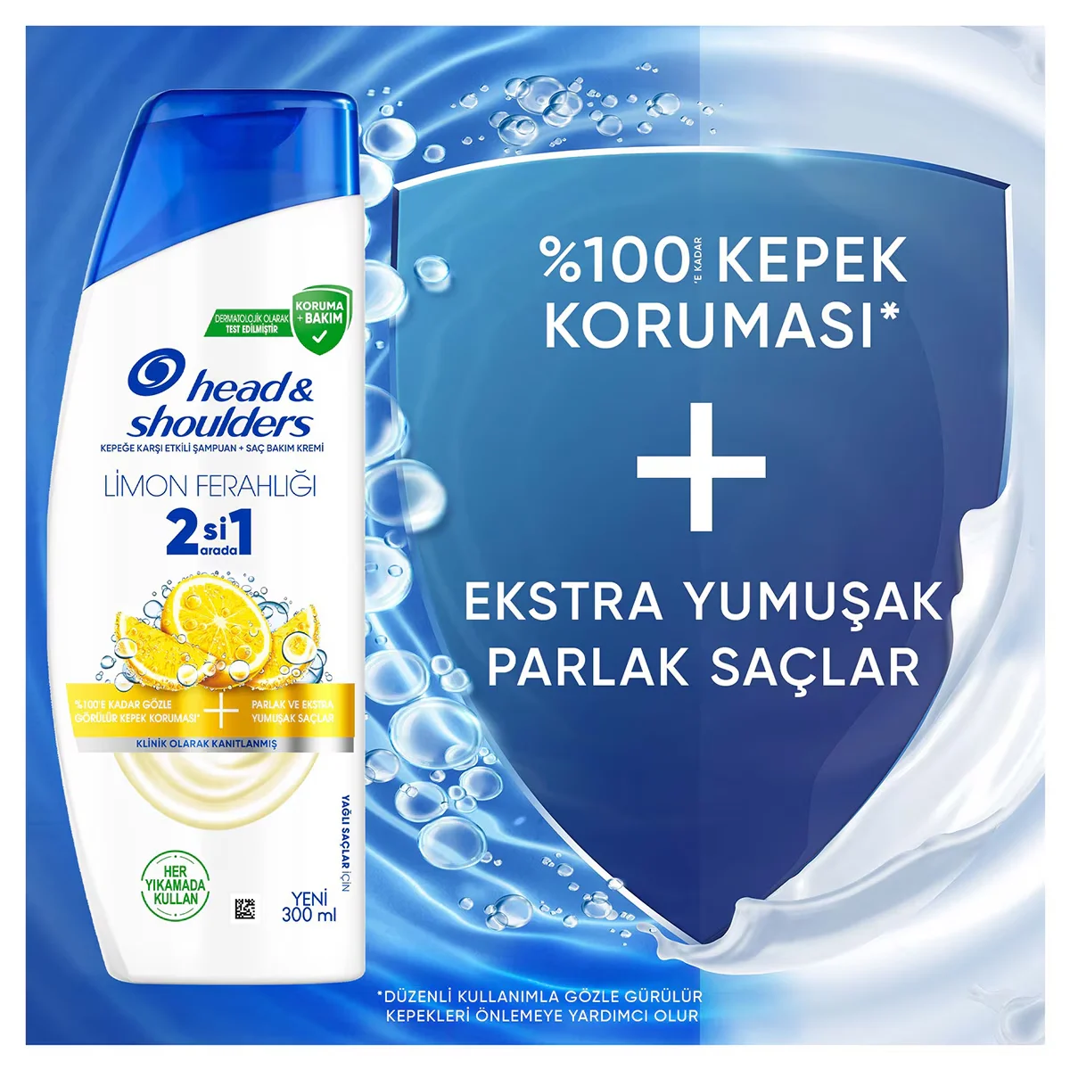 Head &amp; Shoulders شامبو هيد آند شولدرز بالليمون ٢ في ١ ٣٠٠ مل