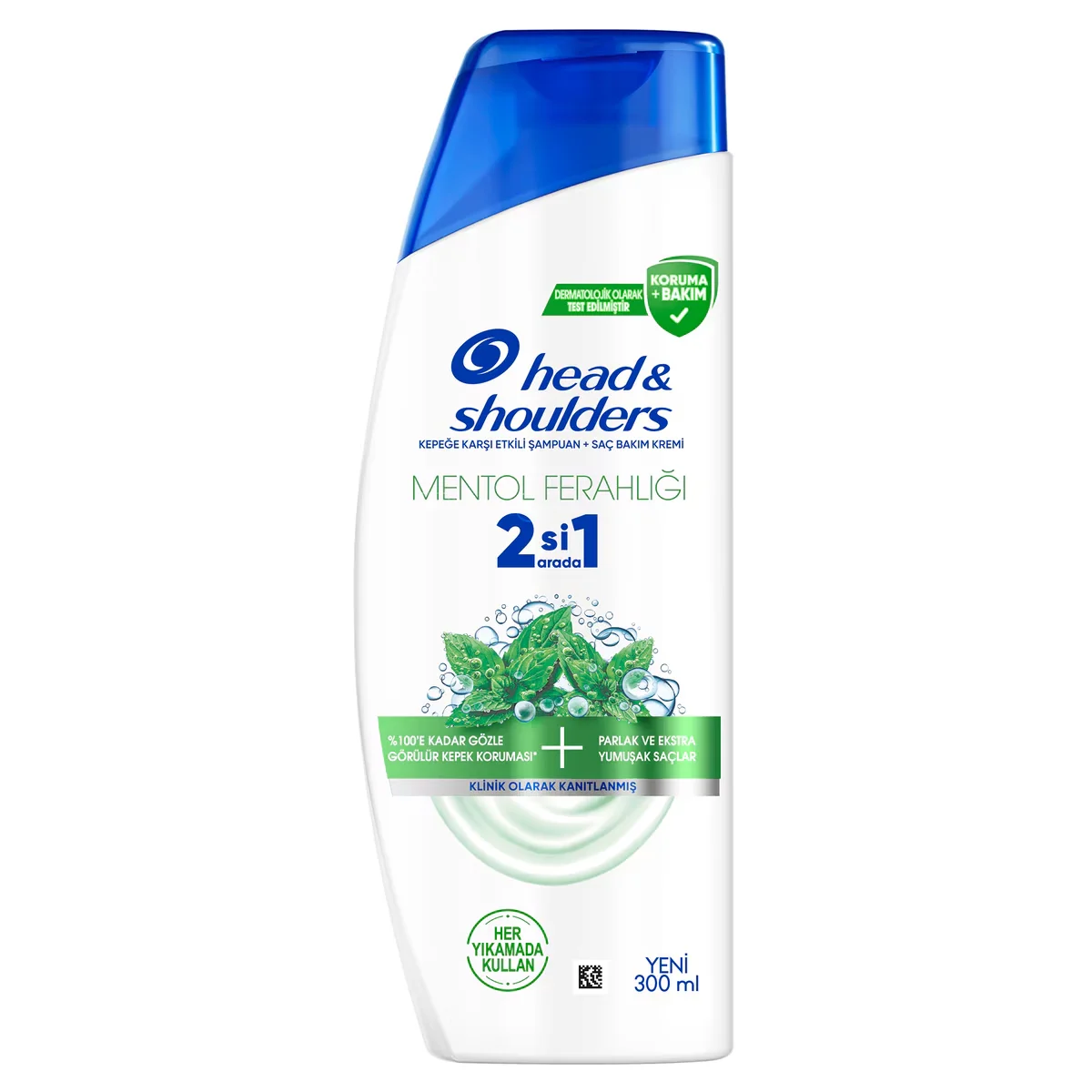 Head & Shoulders 2-in-1 Menthol Fresh Shampoo 300ml - Dandruff Control