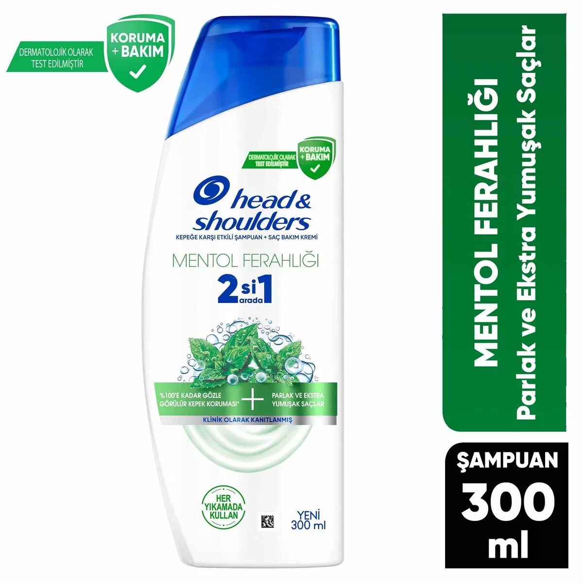 Head &amp; Shoulders 2-in-1 Menthol Fresh Shampoo 300ml - Dandruff Control