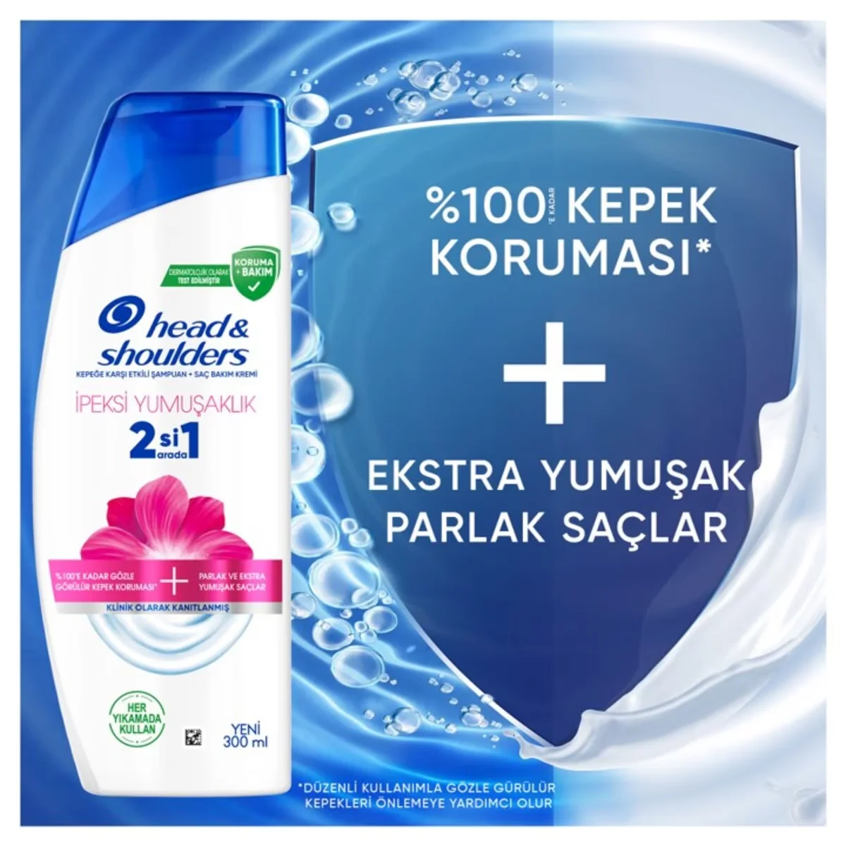Head &amp; Shoulders Shampoo Silky Softness 2 in1 300 ml