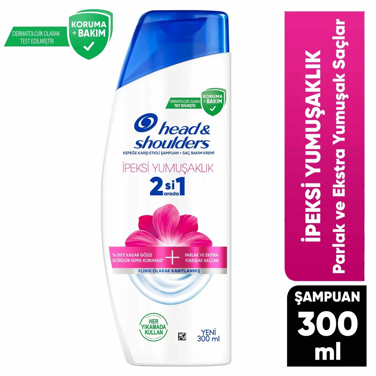 Head &amp; Shoulders Shampoo Silky Softness 2 in1 300 ml