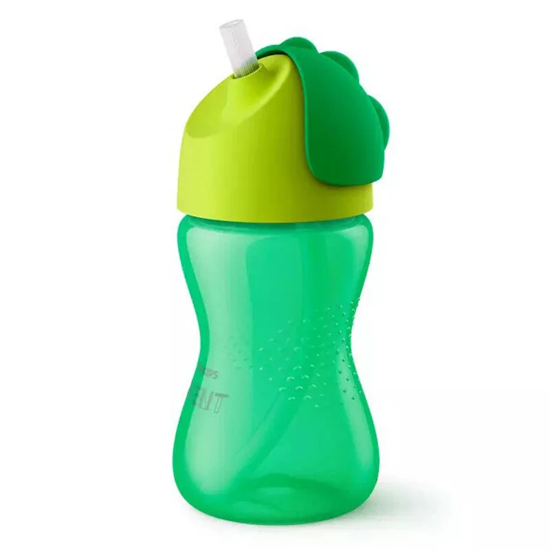 Philips Avent Glass With Straw 12+ Months 300 ml - Green