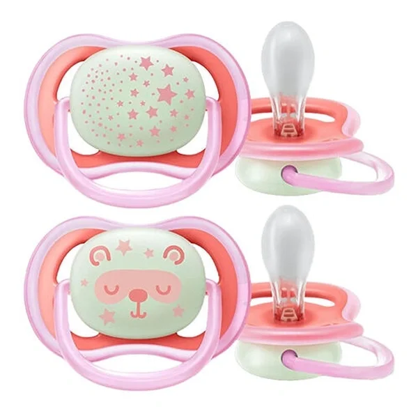 Philips Avent Ultra Air Night Pacifier 6-18 months - Pink