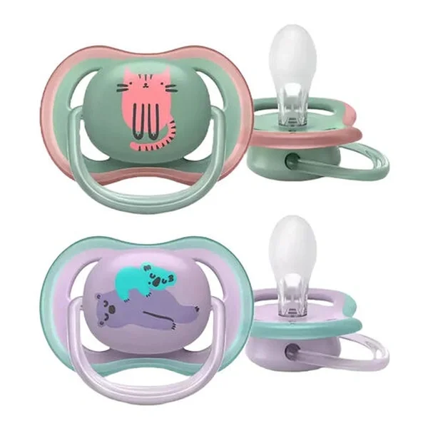 Philips Avent Ultra Air Pacifier 6-18 months Set Of 2 - Pink
