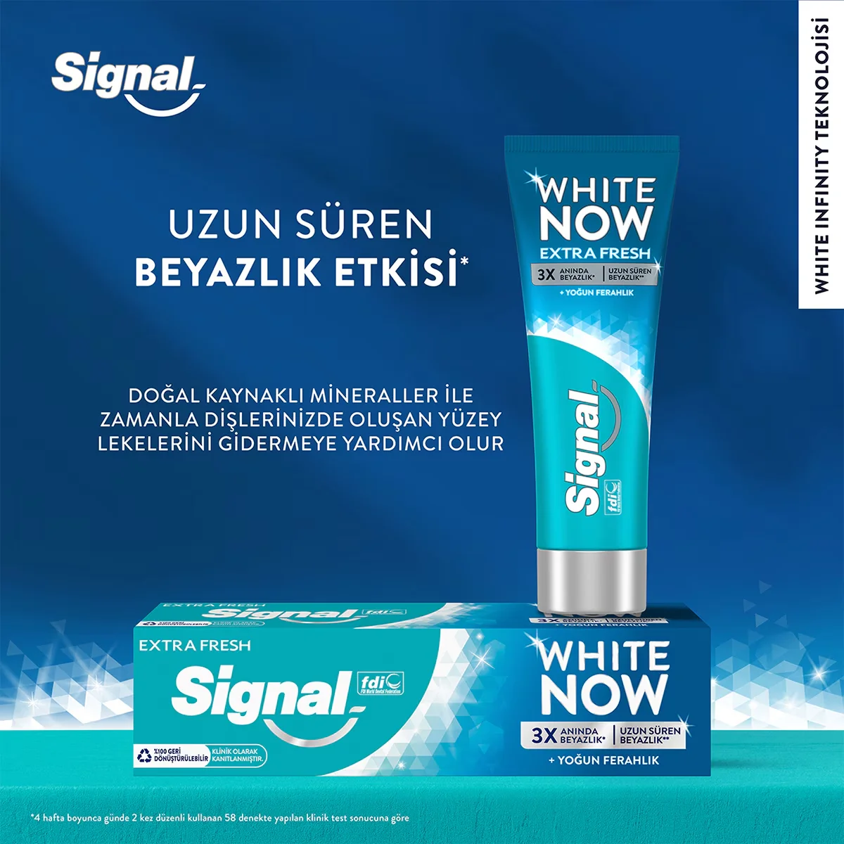 Signal معجون أسنان سيجنال وايت ناو إكسترا فريش 75 مل