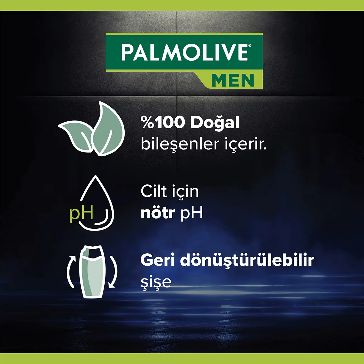 Palmolive جل استحمام بالموليف للرجال منعش 500 مل