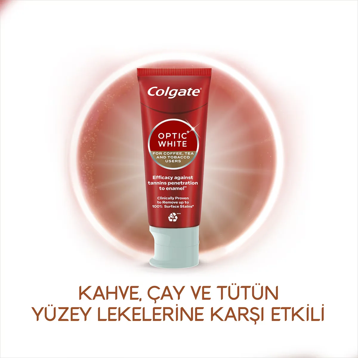 Colgate Optic White Toothpaste for Coffee, Tea &amp; Tobacco 50ml